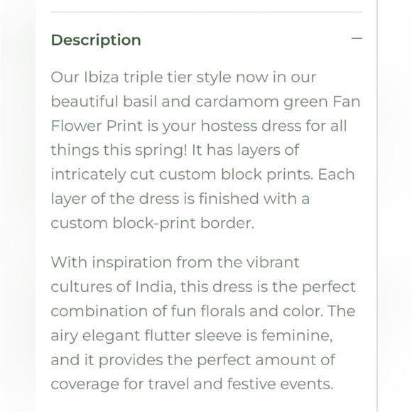 Sue Sartor Ibiza Triple Tier Hostess Maxi Dress Basil/Cardamom Size Large - Picture 5 of 12